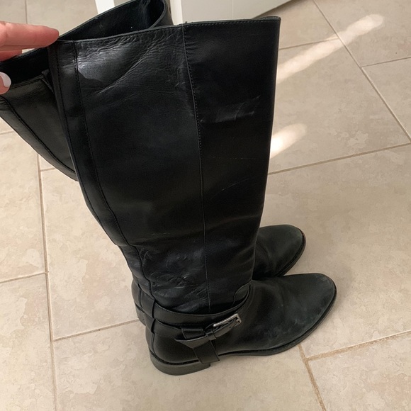 Cole Haan Tall Black Boots - Picture 1 of 5
